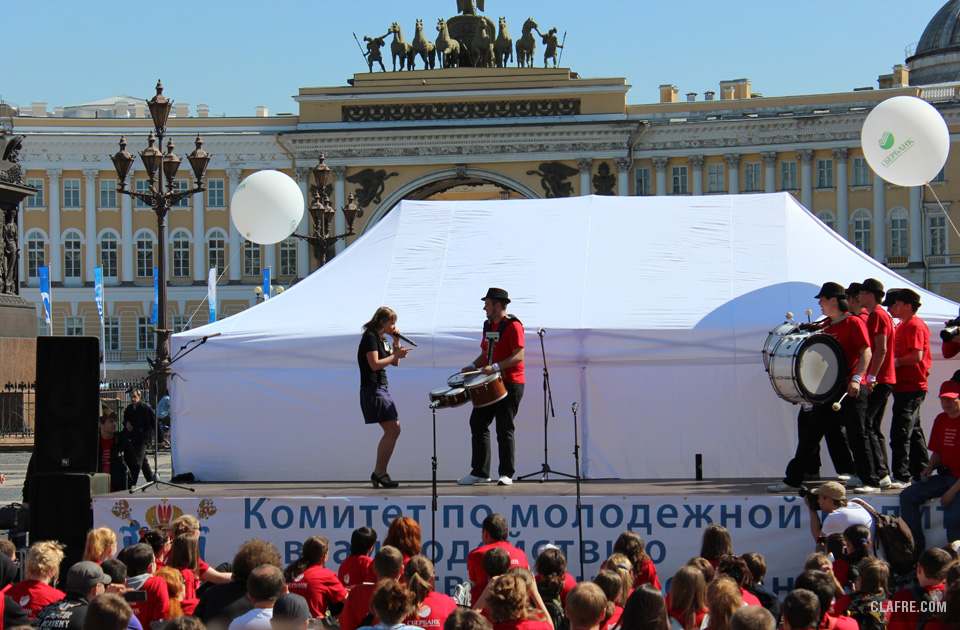Концертная программа на Дворцовой площади