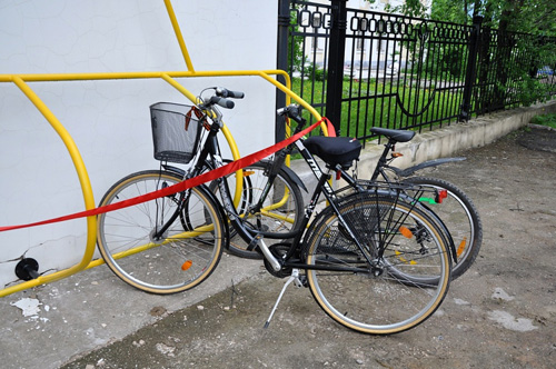 В Великом Новгороде появилась еще одна велопарковка