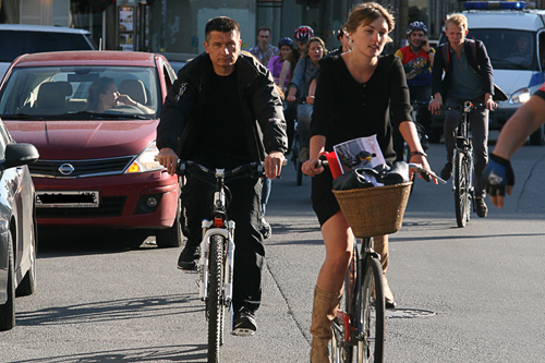 Велозаезд чиновников и активистов
