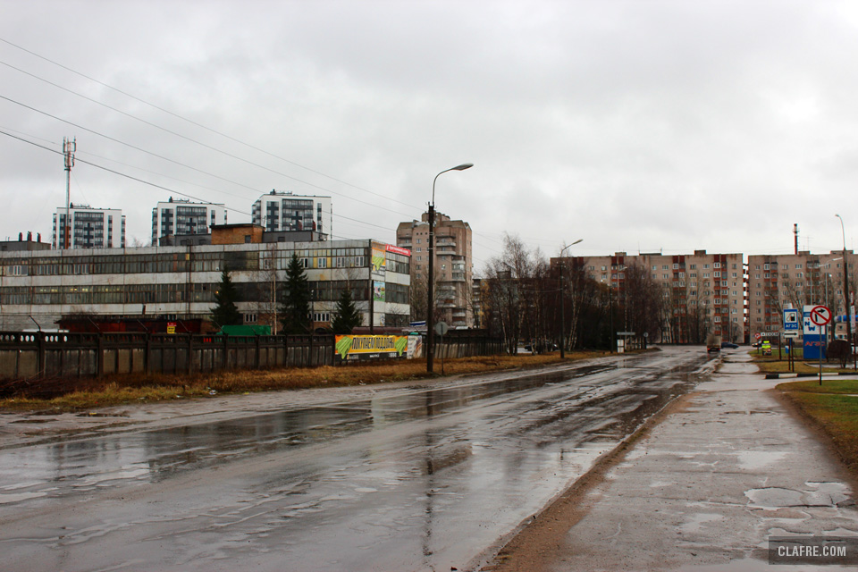 Проезжая часть улицы Радищева