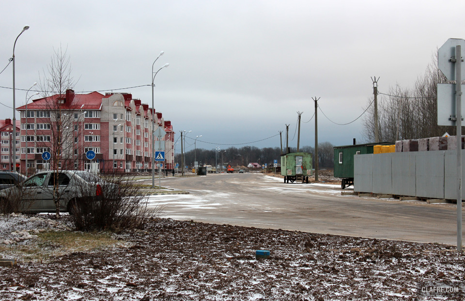 Строящийся участок улицы Каберова-Власьевская