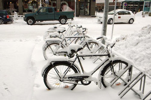 Зима — самое лучшее время для передвижения на велосипеде