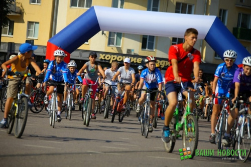 В велопробеге в Великом Новгороде приняли участие 500 человек