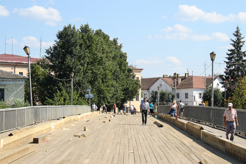 Деревянный мост в Старой Руссе