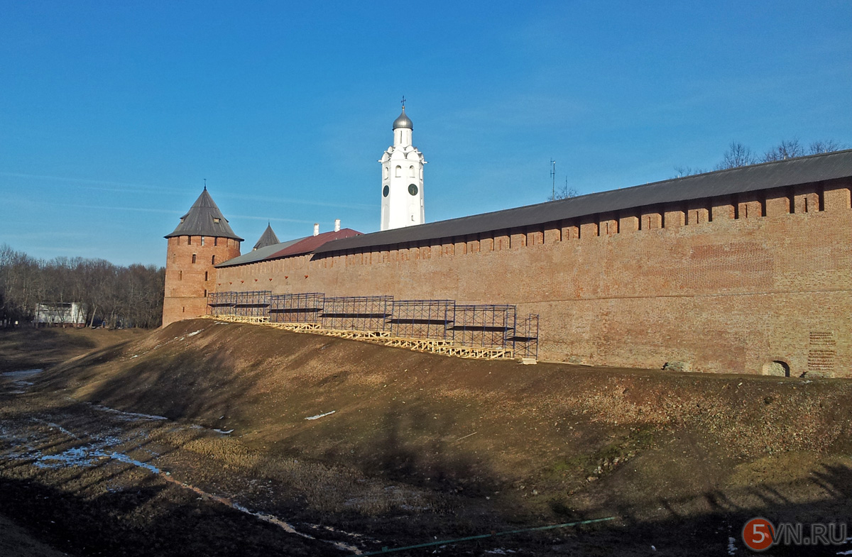 Реставрация Кремля в Великом Новгороде