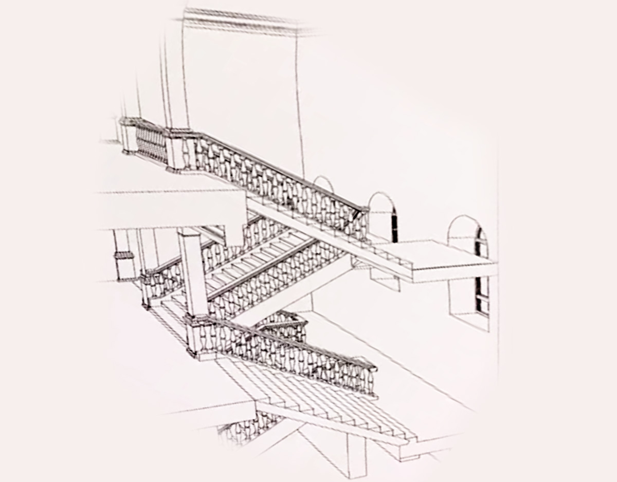 Проект реконструкции парадной лестницы