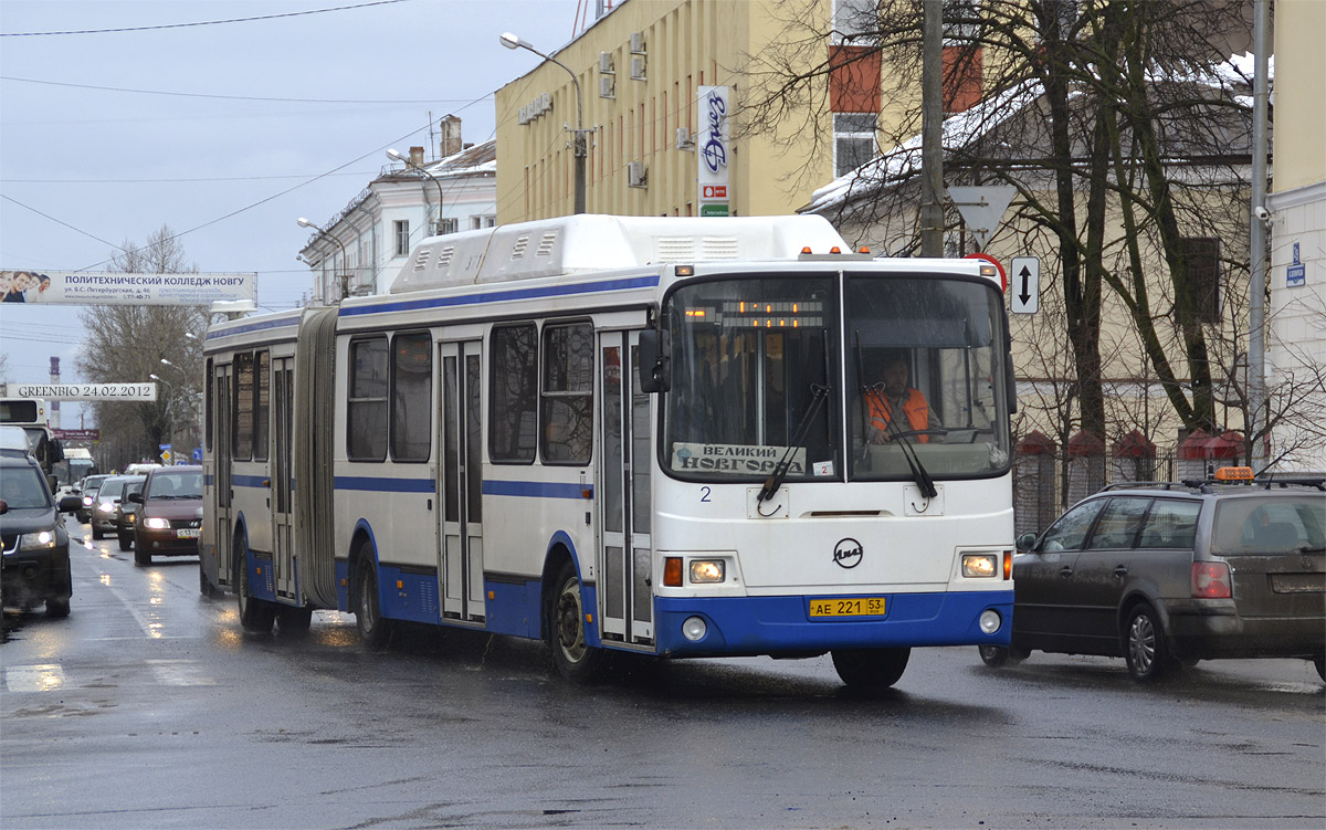 ЛиАЗ-6212.70 в Великом Новгороде, маршрут №16