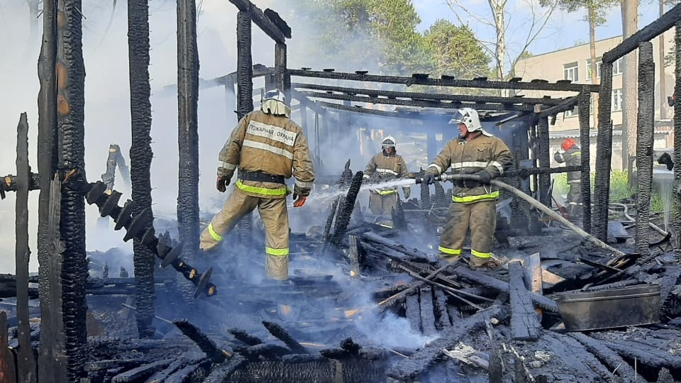 Пожар в Пестово