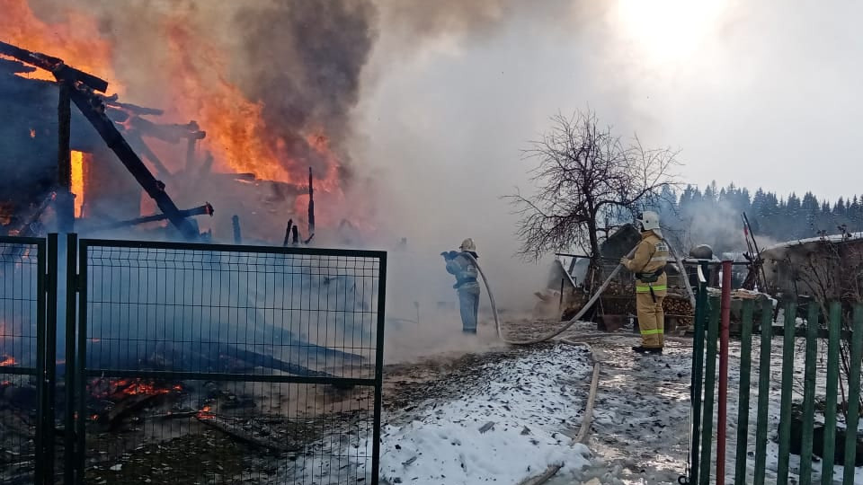 Пожар в Маловишерском районе