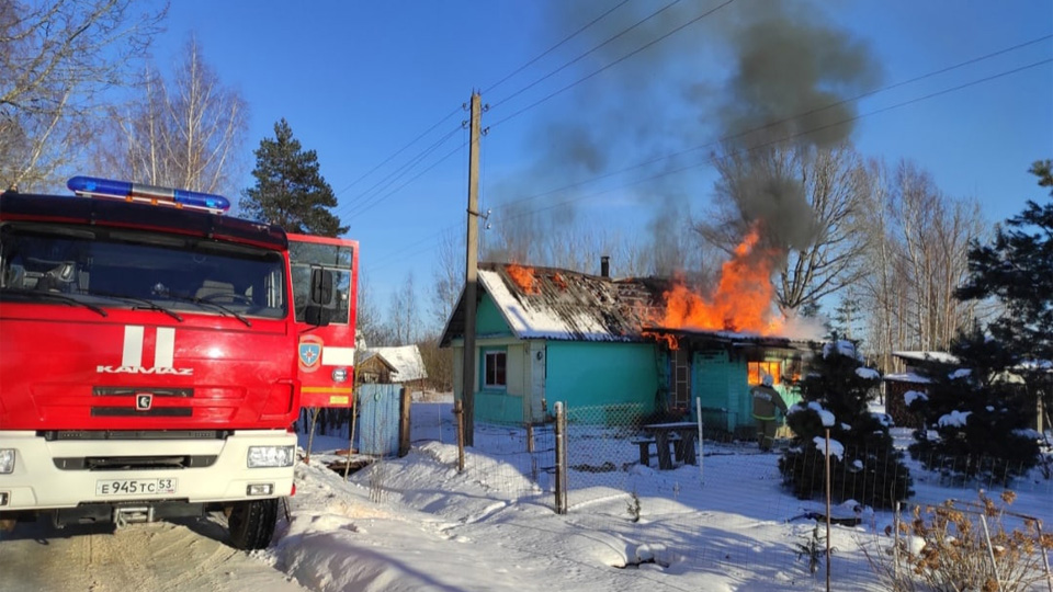 Пожар в Гребне