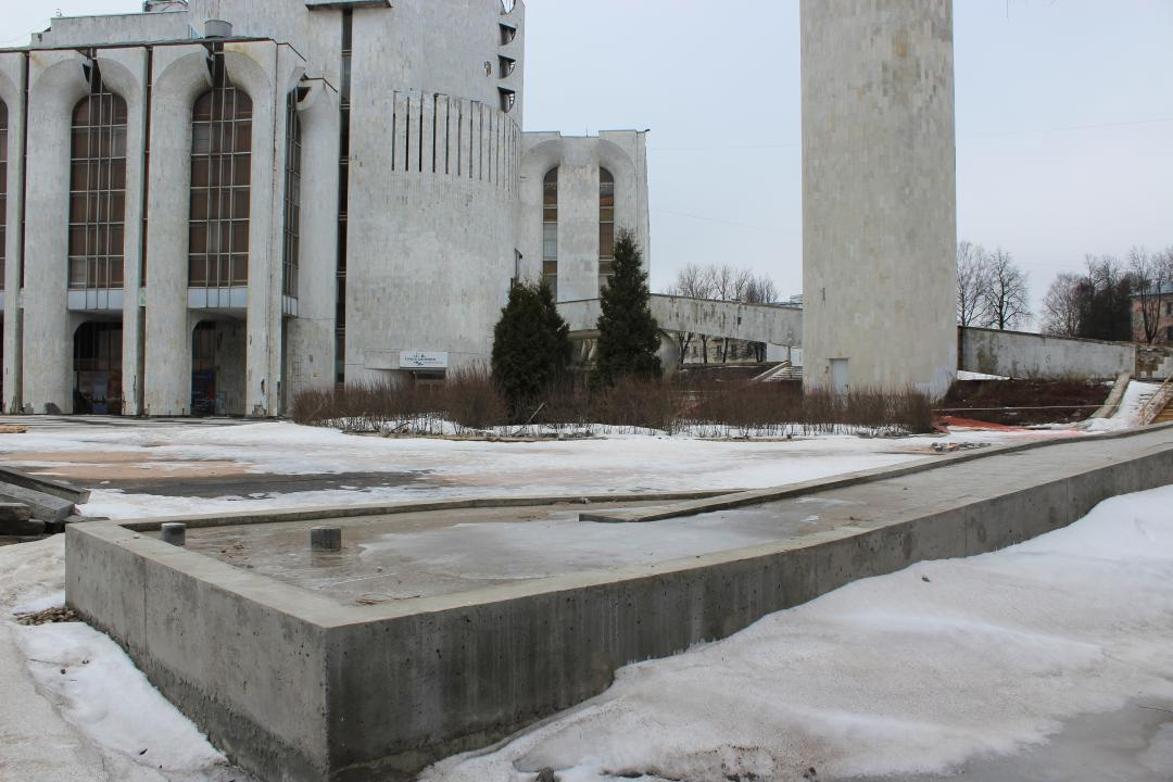 Строительство Софийской набережной