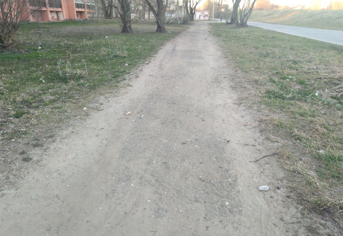 Тротуар на Панкратова
