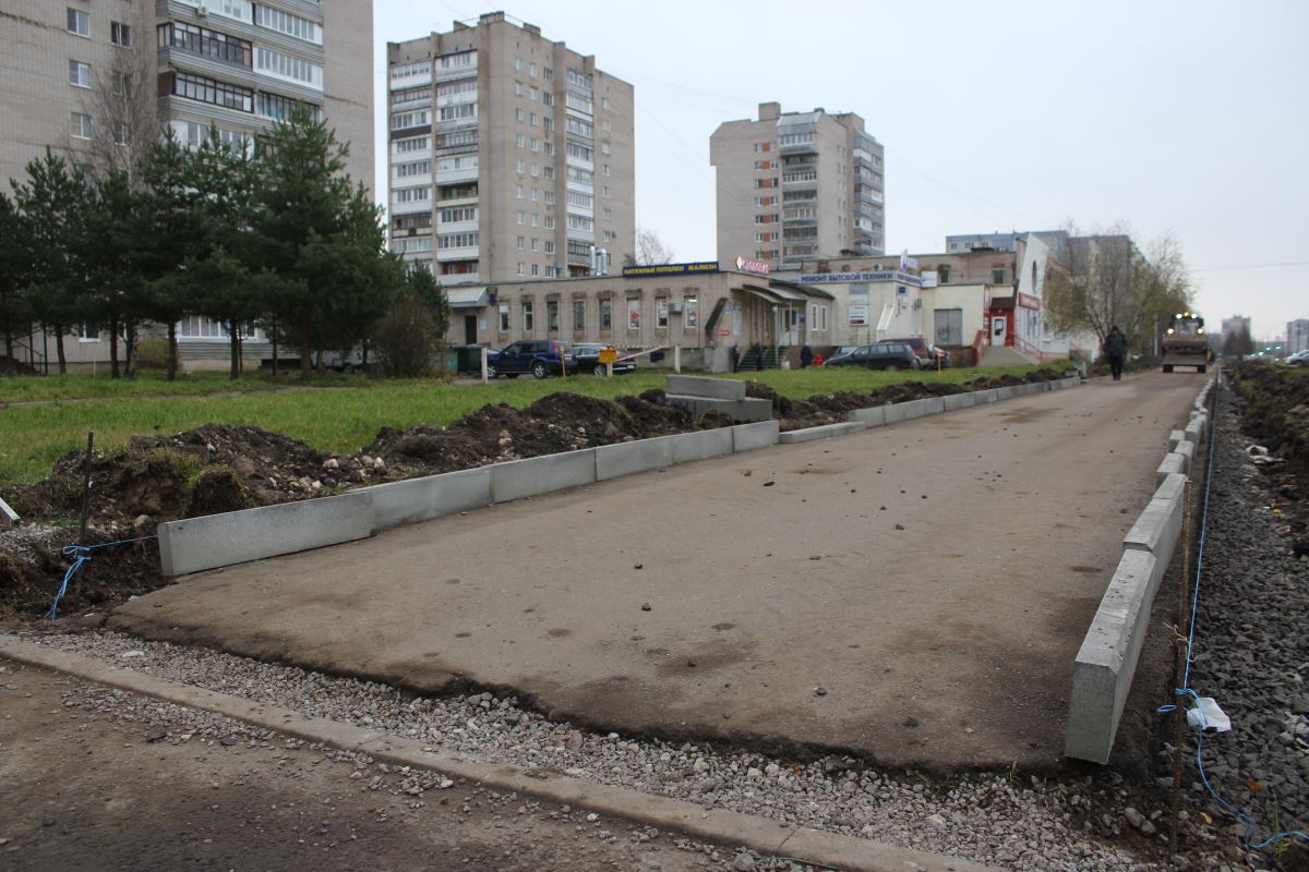 Ремонт тротуаров на Кочетова