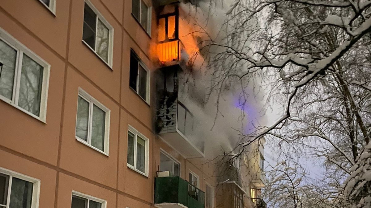 Пожар на Черняховского