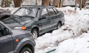 Во дворе в Западном районе