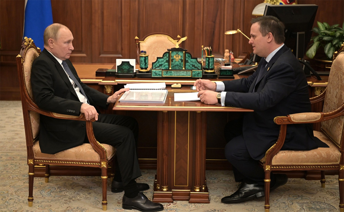 Владимир Путин и Андрей Никитин