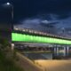 Подсветка моста Невского