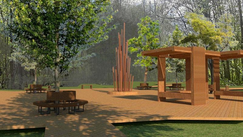 Дизайн-проект парка в Новой Мельнице