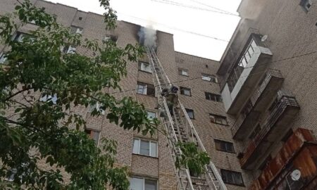 Пожар на улице Саши Устинова