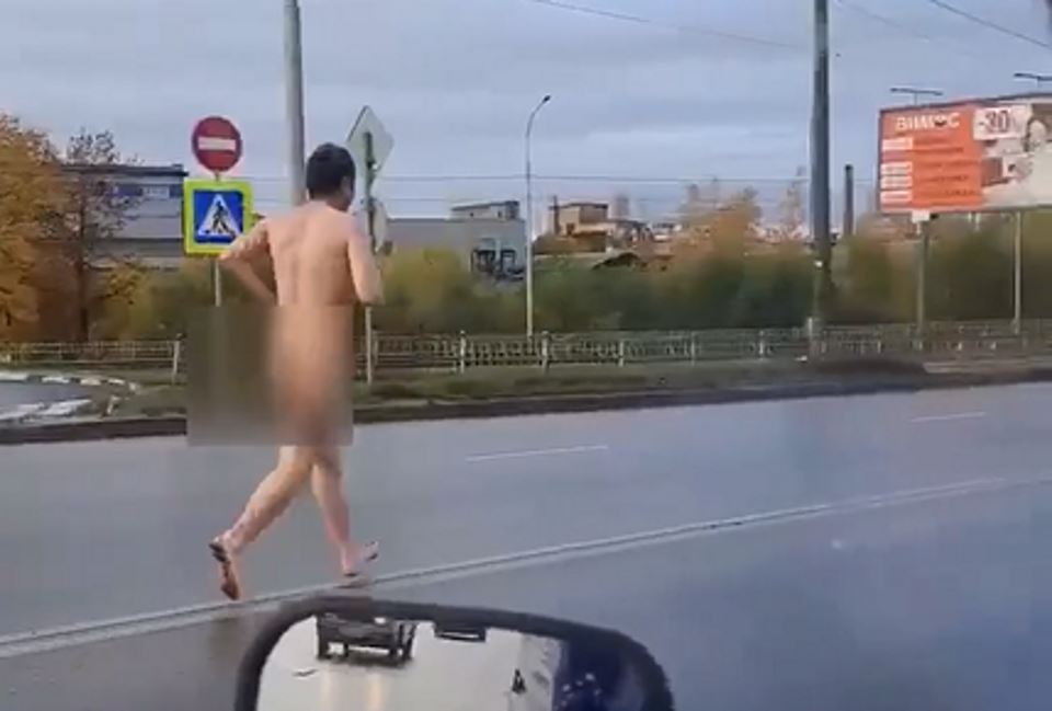 Пробежка без одежды