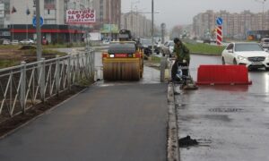 Ремонт в конце Псковской улицы