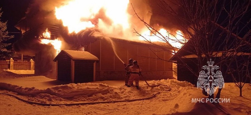 Пожар в Шарматово