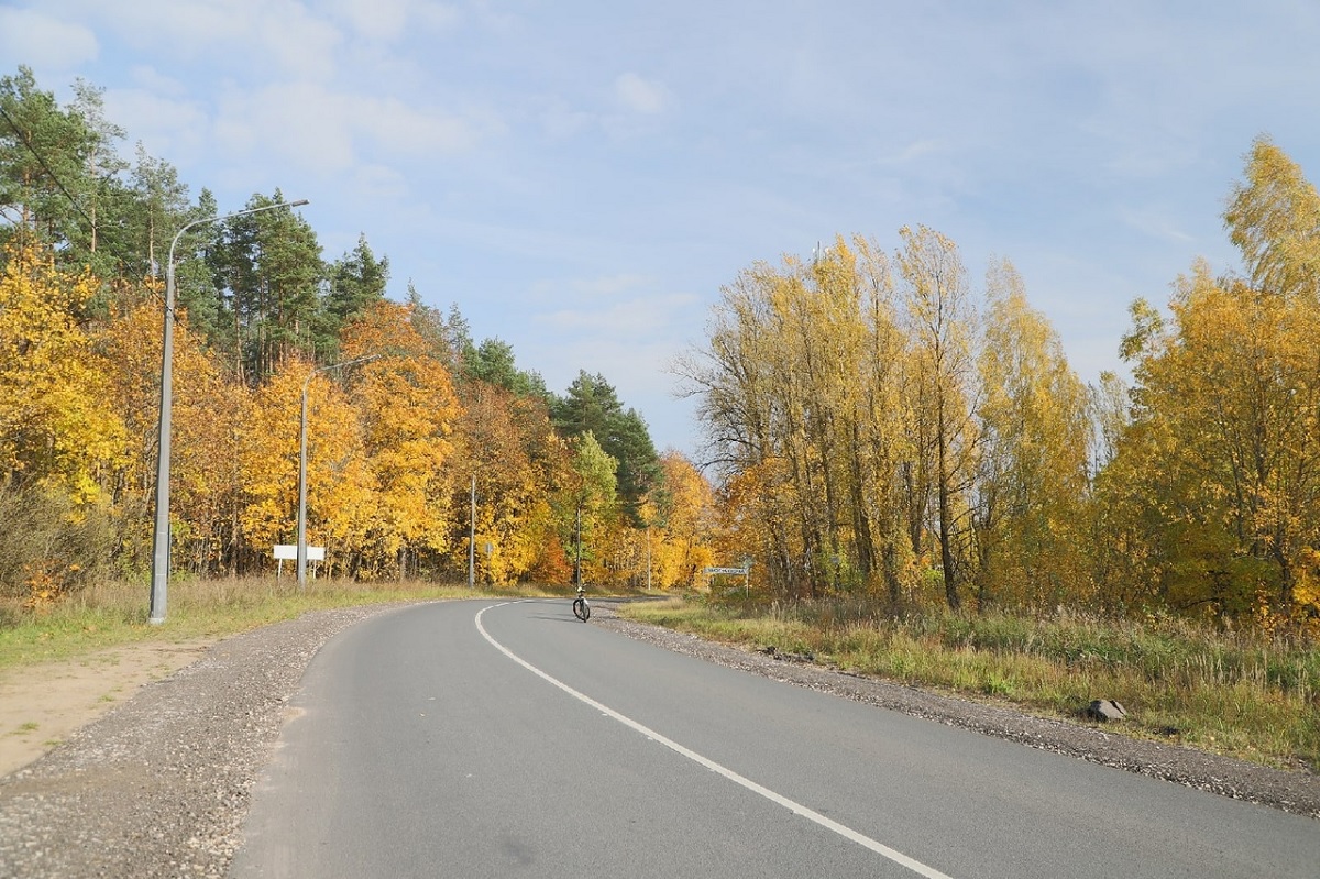Осенняя поездка по маршруту Волховское шоссе