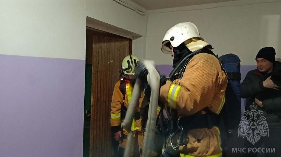 Пожар в доме на Корсунова