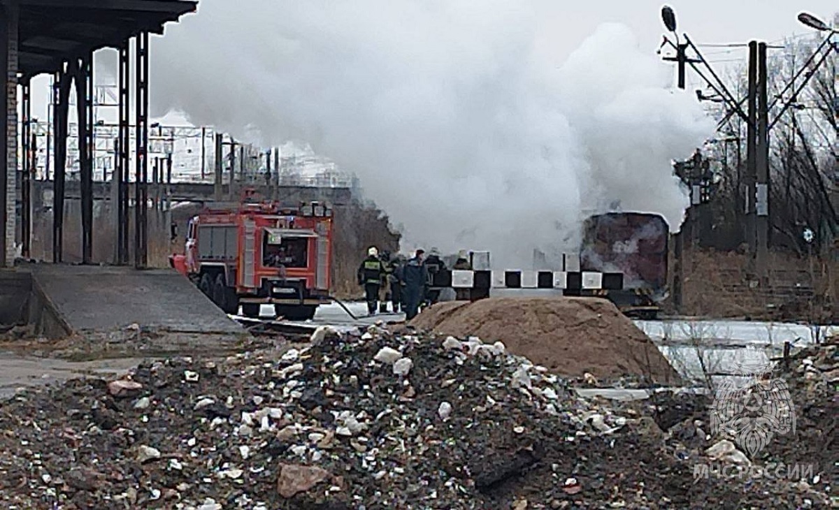 Пожар в Великом Новгороде