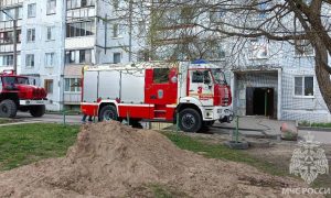 Пожар в Великом Новгороде