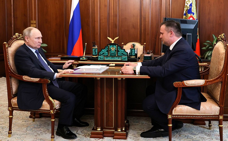Владимир Путин и Андрей Никитин
