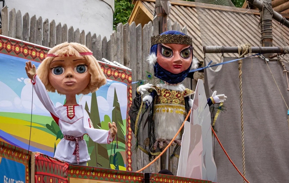 Кукла для кукольного театра Лисичка 30 см