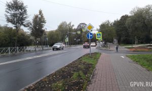 Перекрёсток Большой Московской и Заставной