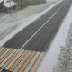 Первый снег на дорогах Новгородской области