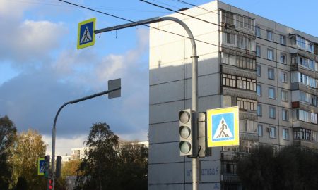Светофор на улице Кочетова