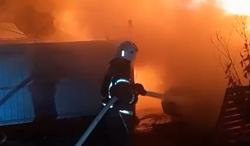 Пожар в Новой Мельнице