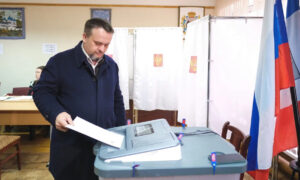 Андрей Никитин на выборах президента