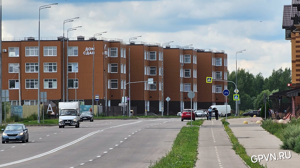 Велодорожка в Юрьево. Аркажская улица