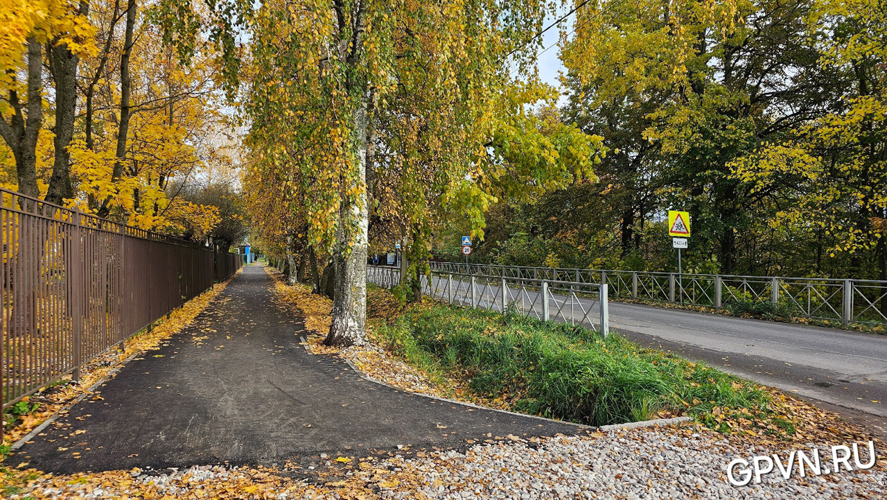 Тротуар на Троицкой улице