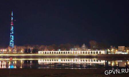 Волхов в сердце Новгорода