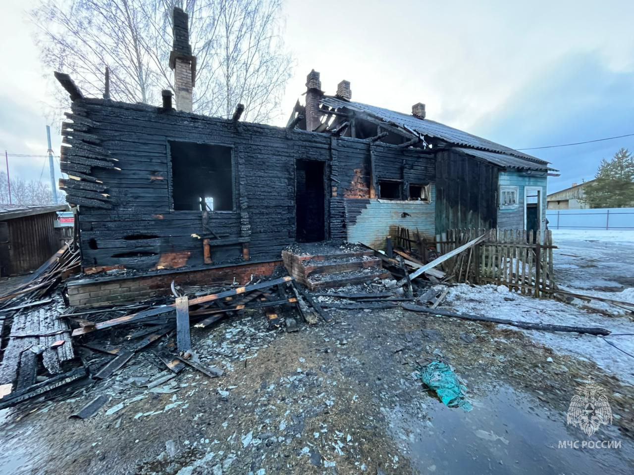 Пожар в Опеченском Посаде