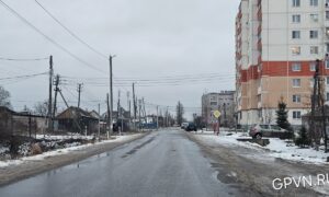 Дорожная улица в деревне Григорово