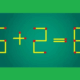 Головоломка со спичками — равенство 5+2=8 с ошибкой