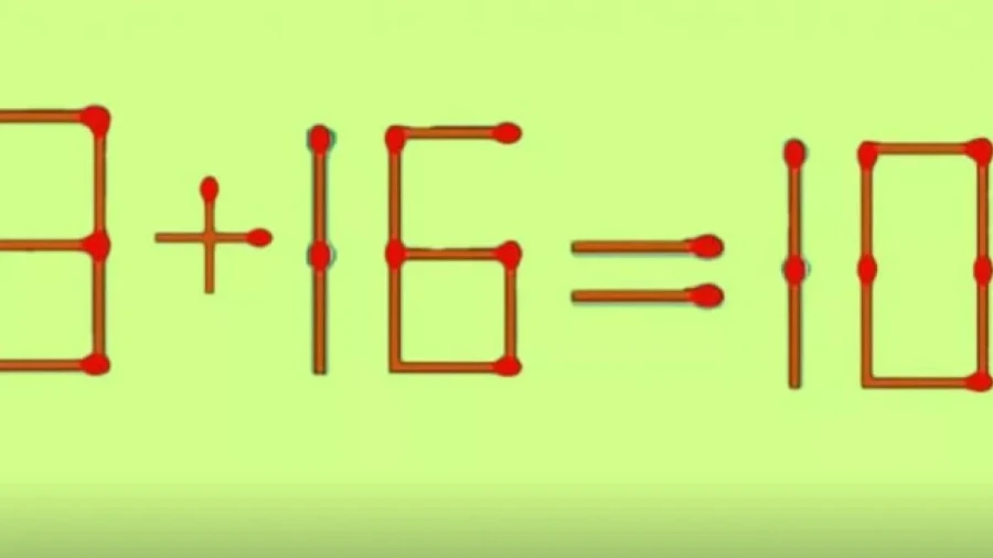 Головоломка со спичками