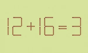 Головоломка со спичками