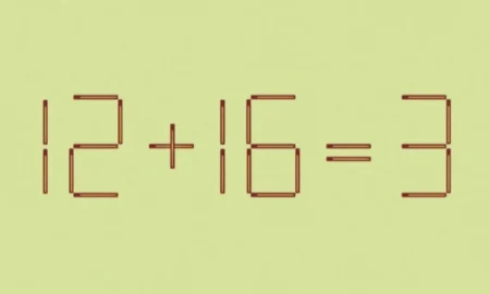 Головоломка со спичками