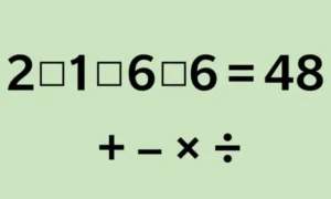 Головоломка с цифрами