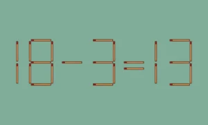 Головоломка со спичками