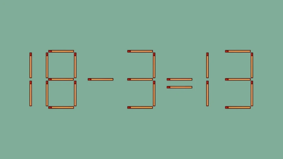 Головоломка со спичками