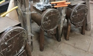 alt три печки-буржуйки